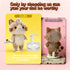 3-7" (2Pack) Clear Acrylic Doll Stand - Adjustable Holder for Sitting/Standing Collectibles, Tool-Free Installation