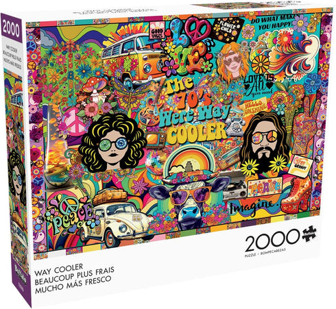 Buffalo Games Lois Sutton Way Cooler - 2000 Piece Jigsaw Puzzle for Adults, Game Nights