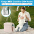 Tilcare 30H 2 150ml/5Oz Portable Breast Milk Cooler Bottle: Cooling Time, x BPA-Free, Durable Breastmilk Storage