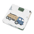 Sweet Jojo Designs Construction Truck Boy Small Fabric Toy Bin Storage Box Chest For Baby Nursery or Kids Room - Grey