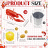 Gemscream 13 Pcs Crawfish Boil Party Supplies Fake Crawfish Party Decorations Lobster Cake Toppers Plastic Crayfish
