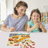LELEMON 100 Pieces Jigsaw Puzzles - Metal Box for Kids Age 4-8, Construction Site Vehicles Educational Toys