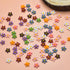 100PCS Mini Resin Daisy Flowers, Dollhouse Miniature Flowers for Crafts and Fairy Garden