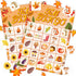 Joy Bang Fall Bingo Games for Kids and Adults, Thanksgiving Bingo Cards for 24 Players, Fall Party Supplies