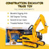 15" 1:22 Liberty Imports Oversized Construction Truck Toys for Kids Scale Friction Powered Vehicles with Realistic