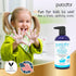 PURA D'OR Kids Wash, 16 Oz, All-in-One Gentle Cleanser, USDA Biobased, Tear-Less