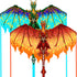 Mint's Colorful Life Dragon Kite for Kids & Adults, Best Beach Kites for Beginners, Easy to Fly, 300ft Kite String