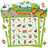 Leezead Animal Bingo Game for Toddler Adults, 24 Players Jungle Safari Animal Bingo