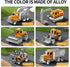 NIPLOOOW Set 3-5, 3-8 Toddler Boys Construction Truck Vehicle Toy with Play Mat and Die-Cast Toy Car, Transport Carrier