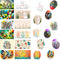 Dcurix 48 Pieces Thermo Heat Sleeves Easter Eggs Wraps Decorative Egg Easter Bunny