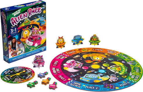 Puzzle Play Games - Alien Race Puzzle Board Game, Search and Find Space Preschool Game for Ages 4 & Up