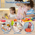 32 Sets Set Pcs Wooden Play Food for Kids Kitchen Accessories, Montessori Educational Toys Food, Pretend Play Food