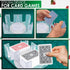 Dual Deck Revolving Card Holder - 360 Degree Poker Playing Cards Holder for Canasta, Clear Tray Poker Card Deck