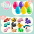 12Pcs 3D 8+) JOYIN Prefilled Easter Eggs with Mini Animals, Magic Toy, Easter Basket Stuffers for Boys & Girls, Easter