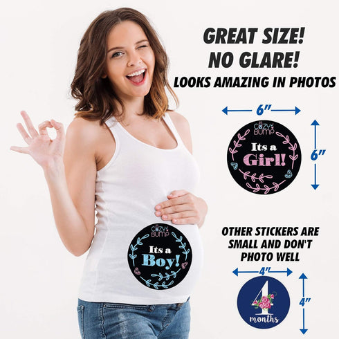 Scratch Off Pregnancy Announcement - Includes 6 Pregnancy Scratch Offs & Stickers