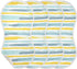 decor gift 4 Pack 22x11in Cotton Muslin Burp Cloths Easy Care Gray Blue and Pale Yellow Stripe Pattern Baby spit up