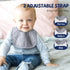 Muslin Baby Bibs for Unisex Boys Girls, Soft Cotton Baby Drool Bibs, Drooling and Teething Bibs for Infant, Newborn
