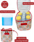 Pack Sarah Wells Cold Gold Breastmilk Cooler Bag with Safety Tested Ice - Insulated Milk Storage for Work, Travel