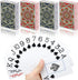 Plastic Waterproof Playing Cards, 4 Pack Jumbo Index Large Print for Adults, Seniors, Professional Poker Decks