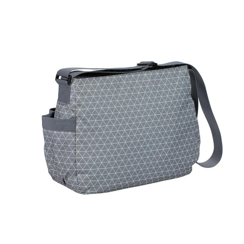 Lassig Stylish Tiles Grey Marv Shoulder Diaper Bag by
