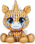P.Lushes Designer Fashion Pets Natalie Von Corn Premium Unicorn Stuffed Animal, 6”, Gold and Blue