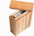 WE Games Wooden Travel Cribbage Board Set, Travel Crib Board with Swivel Top Opening and for Card Storage, 2 Track Cribbage Board Game Set with Cards and Pegs, Mini Board Games for Adults