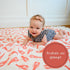 100% 47 47 Inches LollyBanks Muslin Swaddle Blankets for Boys and Girls, Cotton Baby Blanket, Large x Breathable
