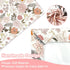 4-Piece Set Set Crib Bedding for Girls, Pink Baby Girl Bedding with Super Soft Crib Skirt, Reversible Baby Quilt, Crib
