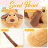 Queekay Giant Dog Stuffed Animals Plush Toy, Body Hugging Pillow for Birthday Gifts (Brown, 43.3 Inch)