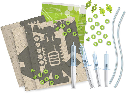 4M TechCraft Pneumatic Arm, Green Science STEAM Educational Toy