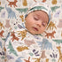 Set, Little Sleepies Swaddle & Beanie Viscose from Bamboo Baby Swaddle Blanket Wrap Unisex Newborn Hospital Outfit