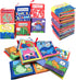 Soft Cloth Books for Baby, Toddler & Infant - Educational Toy for Boy & Girl, Pack of 6, Shower Gift