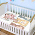 SyXIOP 28" 52" Chic Bears Brown Cooling Baby Crib Mattress x Breathable Crib Padding for Kids, Adult