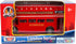 London Double Decker Bus Open Top - Red Motormax 76008 - 4.75" Diecast Model Toy Car