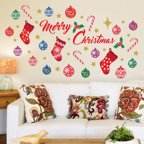Christmas Decorations Clearance, "Merry Christmas Decor" Wall Murals Decals for Home, Indoor, Nursery