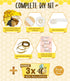 ALL-IN-1 Bee Balloons Garland Kit & Arch - Black Yellow and White Bumble Bee Balloons for Gender Reveal Party Supplies