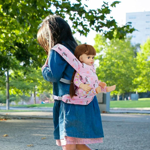 18INDC 5 16-22 Inch Backpack Set 17-18 Inch Pcs Doll Carrier and Accessories for Baby, Carrier With Stuff for Dolls