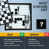 30 Checkers Board Game with Checkers Pieces - Classic Board Game for Kids and Adults