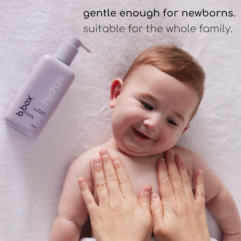 b.box body* Hydrate Baby Lotion, Calming Calendula & Roman Chamomile, Gentle Plant-Based Formula, 11.8 Fl Oz