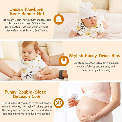 Mommy Set, New Mom Gifts for Women, Luxury Pregnancy Gifts Basket for New Parents with and Daddy Tumbler Gender Reveal