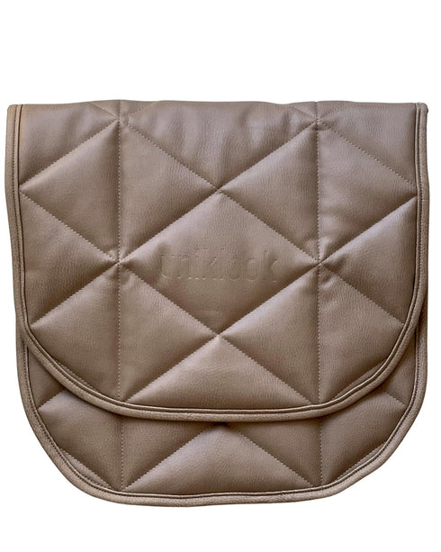 Tummy 16x30 Quilted Padded Vegan Leather Portable Changing pad Mat | Play mat Baby Toddler Infant by Uniklook | Baby