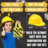 (24 Pack) (12) (12) Bedwina Construction Themed Party Supplies - Construction Party Favors Hat & Mini Tote Bag Supplies