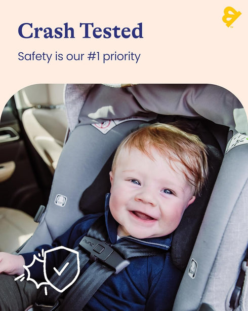 2-in-1 Travel Bug GoldBug Baby & Toddler Car Seat Head Support - Black
