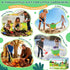 FHOZGECY Set, Wheelbarrow Set 3-8 Kids Gardening Outdoor Toys with and Kids Garden Tools, Toddler Gardening
