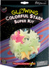 Great Explorations: Colorful Stars Super Kit, Glow In The Dark Ceiling Stars, 150 Pieces
