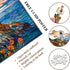 Stained Glass Lighthouse 1000 Piece Puzzles for Adults, Mosaic Beach Scenic Jigsaw