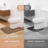 HBGOTL Commode Washable(4 Pack,Brown) Round Potty Training Mats for Boys, Toilet Training Mats, Potty Training Toilet