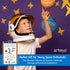 Artoya Pocket Tellurion Solar System Kit for School Project, Orbiting Sun-Earth-Moon Model, Solar System Project Kit