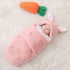 Yoolhamy 0-3 3-6 Baby Swaddle Blanket Newborn Receiving Blanket with Cute Rabbit Ears Soft Plush Wrap Outerwear