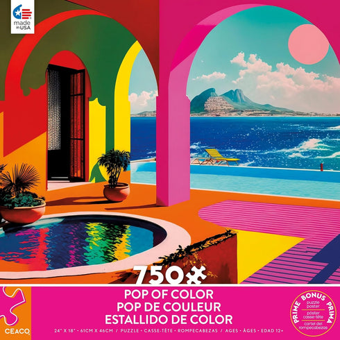 Ceaco - Pop of Color - 750 Piece Jigsaw Puzzle